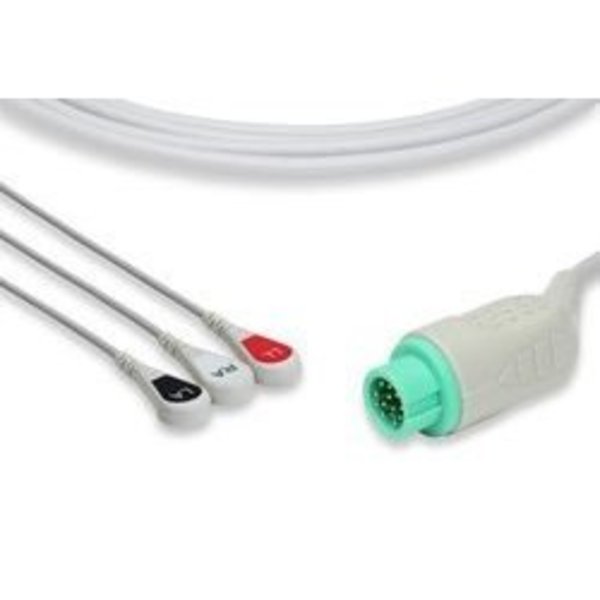 Ilb Gold Replacement For Medical Data Electronics, Logicare Series 2000 Direct-Connect Ecg Cables LOGICARE SERIES 2000 DIRECT-CONNECT ECG CABLES